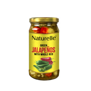 GREEN JALAPENOS WITH WHOLE RED