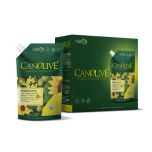 Canolive 5x1 Litre Standing Nozzle Pouch