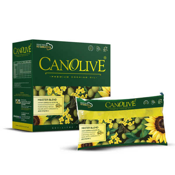 Canolive Premium Cooking Oil Poly Pouch 1 Litre (1x5)
