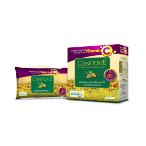 Canolive Premium Cooking Oil Poly Pouch 1 Litre (1x5)